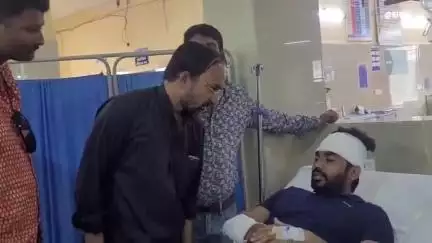खंडवा नगर: नगर निगम के नेता प्रतिपक्ष घर में चोटिल, गंभीर रूप से घायल होने पर लगे 15 टांके, समर्थक जिला अस्पताल पहुंचे
