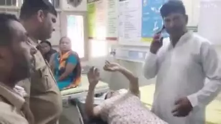 अम्बाला: कालका चौक के पास मोटरसाइकिल और बस की टक्कर में एक महिला गंभीर रूप से घायल, अस्पताल में भर्ती