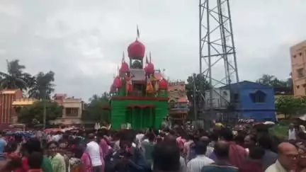 বারুইপুর: বারুইপুর রাস মাঠে সাড়ে তিনশো বছরের রায় চৌধুরীর পরিবারের রথযাত্রা