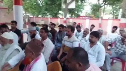 मांट: सुरीर में मोहर्रम को लेकर ताजियादारों के साथ थाने में हुई बैठक