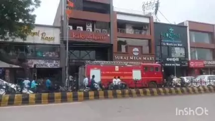 कोरबा: निहारिका क्षेत्र में होटल में लगी आग, पाया गया काबू