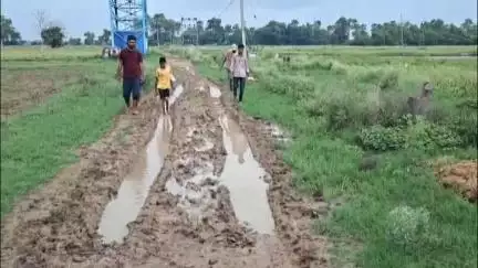 कुटुंबा: शंकरपुर में आजादी के 77 साल बाद भी नहीं बनी पक्की सड़क, मरीज को खाट पर टांग कर ले जाते हैं अस्पताल #jansamasya