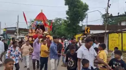 सिमडेगा: तामड़ा गांव में धूमधाम से निकली भगवान जगन्नाथ की रथ यात्रा, भव्य मेले का भी हुआ आयोजन