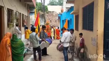 विदिशा नगर: शुक्रवार सुबह 11 बजे द्वारकाधीश मंदिर से रथ यात्रा का आयोजन, विभिन्न मार्गों से गुज़रकर मंदिर में हुई समाप्त