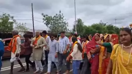 राजगढ़: राजगढ़ में धूमधाम से निकाली गई भगवान जगन्नाथ की रथयात्रा