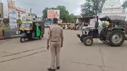 होशंगाबाद नगर: जगदीश मंदिर से जगन्नाथ रथ यात्रा के लिए सातरास्ते से वाहनों का मार्ग बदला, पुलिस बल तैनात