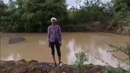 राळेगाव: मुसळधार पावसाने तालुक्यातील निधा येथील शेतकऱ्यांच्या विहिरी खचल्याने शेतकऱ्यांचे नुकसान #jansamasya