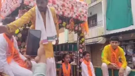 देवास नगर: देवास शहर में भगवान जगन्नाथ जी की रथ यात्रा निकाली गई, भोपाल चौराहे से हुई शुरुआत