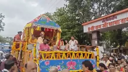 होशंगाबाद नगर: रामजी बाबा समाधि स्थल से निकली भगवान जगन्नाथ की रथ यात्रा, हज़ारों श्रद्धालु हुए शामिल