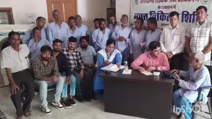चरखी दादरी: च.दादरी में दिव्यांगजनों के लिए निःशुल्क चिकित्सा शिविर का आयोजन, स्वास्थ्य जांच की गई