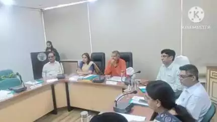 भिवानी: भिवानी-महेंद्रगढ़ सांसद धर्मवीर सिंह ने पंचकूला में खाद्य एजेंसी के अधिकारियों के साथ की बैठक