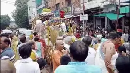 सोहागपुर: नगर में इस्कॉन द्वारा भगवान जगन्नाथ की रथ यात्रा निकाली गई, भारी संख्या में श्रद्धालु हुए शामिल