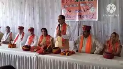 नावां: नावाँ में भाजपा कार्यकर्ताओं ने भाजपा प्रदेश अध्यक्ष मदन राठौड़ का भव्य स्वागत किया, कार्यकर्ता पार्टी की रीढ़ की हड्डी