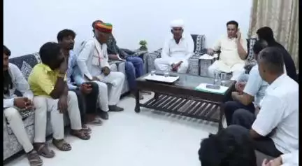 जोधपुर: संसदीय कार्य मंत्री जोगाराम पटेल ने सर्किट हाउस में आमजन की समस्याएं सुनीं
