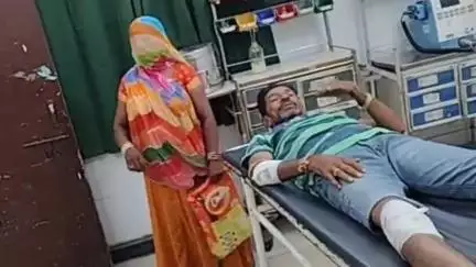 पाली: ओम बन्ना के निकट मोटरसाइकिल के स्लिप होने से युवक घायल, बांगड़ हॉस्पिटल में कराया भर्ती