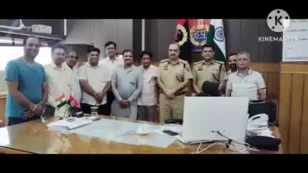 भिवानी: व्यापारियों ने एसपी से की मुलाकात, बीच बाजार में चालान काटने से हो रही परेशानी बताई