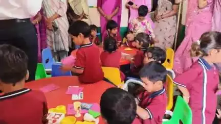 गिर्वा: राजस्थान महिला एवं बाल विकास विभाग के निदेशक ने सवीना सहित शहर के आंगनवाड़ी केंद्रों का आकस्मिक निरीक्षण किया