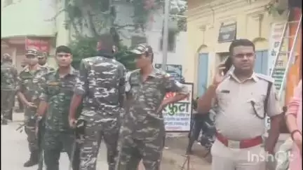 लातेहार: महावीर मंदिर ठाकुरबारी से कड़ी सुरक्षा के बीच निकली जगन्नाथ रथ यात्रा