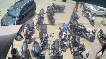 नूह: तावडू सदर थाने के सामने द्वारका मार्केट से मोटरसाइकिल चोरी