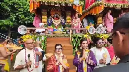 নবদ্বীপ: মায়াপুর রাজাপুর থেকে সূচনা হল ইসকন পরিচালিত জগন্নাথ দেবের রথযাত্রা উৎসব,উপস্থিত অসংখ্য দেশী বিদেশী ভক্তগণ