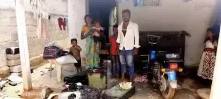 హుజూర్ నగర్: హుజూర్నగర్ లో షార్ట్ సర్క్యూట్ తో ఇంట్లో సామాను దగ్ధం
