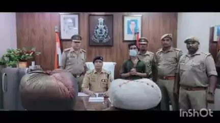दशाश्वमेध पुलिस ने 48 साड़ियों के साथ साड़ी चोर को किया गिरफ्तार