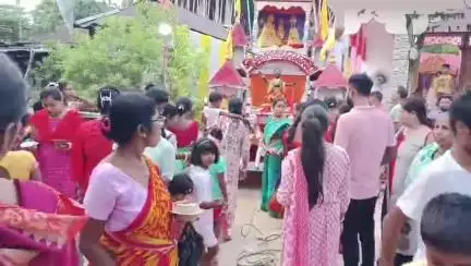 ঢেকিয়াজুলি ভাগ: ঢেকীয়াজুলি পৌৰসভাৰ ৫ নং ৱাৰ্ডত অনুষ্ঠিত হৈছে শ্ৰীশ্ৰী জগন্নাথ মহাপ্ৰভুৰ ৰথযাত্ৰা