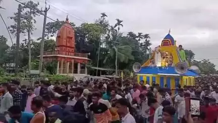 করিমগঞ্জ: কানাইলাল জিউর আশ্রমে রথ যাত্রায় হাজার হাজার ভক্তদের সমাগম