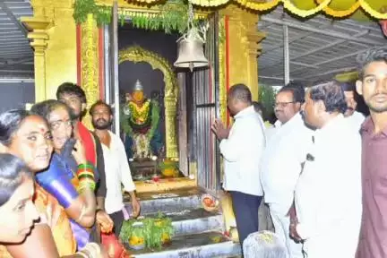 నిర్మల్: ఆలయాల అభివృద్ధికి కృషి చేస్తా:నిర్మల్ ఎమ్మెల్యే మహేశ్వర్ రెడ్డి