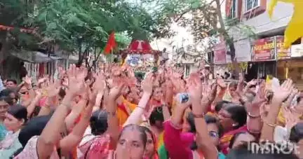 लातूर: हरे राम हरे कृष्णाच्या जयघोषात लातूरच्या अंबिका मंदिरापासून निघाली श्री जगन्नाथ रथयात्रा