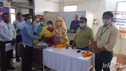 धार: प्रधानमंत्री टीबी मुक्त भारत अभियान के तहत 200 टीबी रोगियों को पोषण किट वितरित