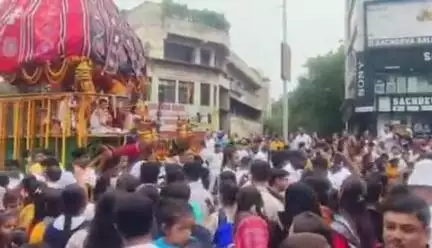 गोलमुरी-सह-जुगसलाई: बिष्टुपुर राम मंदिर से धूमधाम से निकली जगन्नाथ रथ यात्रा