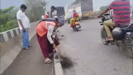 વડોદરા પશ્ચિમ: મીડિયા એ કાન મરોડતા તંત્ર હરકતમાં આવ્યું