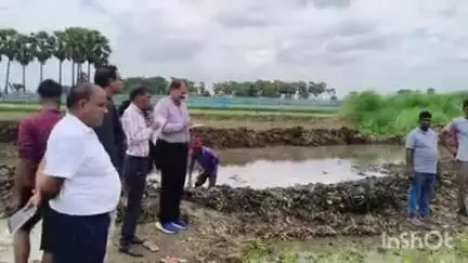 धनघटा: रामजंगला गांव में नाला खुदाई के दौरान शिकायतकर्ता और ग्राम प्रधान के बीच हुआ विवाद