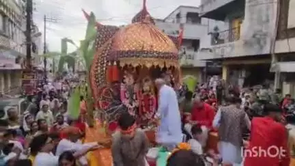 राजनांदगांव: शहर के गांधी चौक से भगवान श्री जगन्नाथ की रथ यात्रा निकाली गई, गणमान्य नागरिक रहे मौजूद