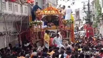 धमतरी: शहर में जगदीश मंदिर से धूमधाम से निकाली गई महाप्रभु जगन्नाथ की रथयात्रा, 118 साल से चली आ रही है परंपरा