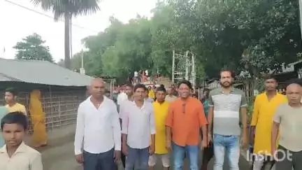 फलका: गोपाल पट्टी घाट गांव के महंत बाबा मंदिर में बजरंगबली प्राण-प्रतिष्ठा के लिए निकली कलश शोभा यात्रा