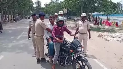 बेतिया: बेतिया में वाहन जांच अभियान चला, ₹1,78,500 का जुर्माना वसूला गया