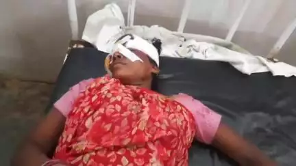 भिंड: नरीपुरा गांव में घर का पिलर गिरने से मजदूर महिला घायल