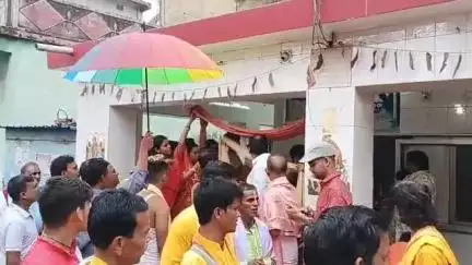 आदित्यपुर गम्हरिया: बांका पाड़ा स्थित मंदिर से भगवान जगन्नाथ की रथयात्रा निकाली गई