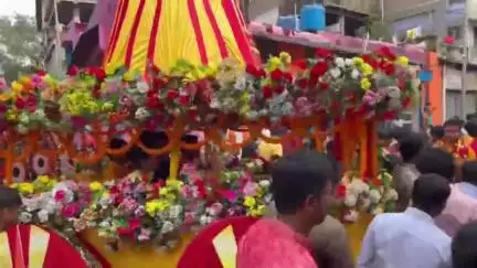 गिरिडीह: आईसीआर रोड स्थित पुरातन शिवालय से भगवान जगन्नाथ की रथयात्रा धूमधाम से निकाली गई, श्रद्धालुओं की उमड़ी भीड़