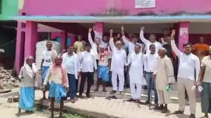 अरियरी: गया में 29 जून को महारैली के लिए रालोमो उपाध्यक्ष जितेंद्र नाथ ने शेखपुरा जिले में किया जनसंपर्क