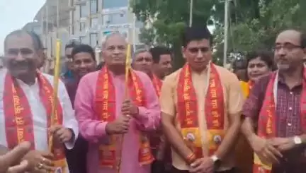 વડોદરા દક્ષિણ: રેલ્વે સ્ટેશન સ્થિત વિસ્તારમાંથી શહેરના રાજમાર્ગો પર ભગવાન જગન્નાથજીની 44 મી રથયાત્રા નીકળી