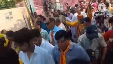 भिवानी: भगवान जगन्नाथ की भिवानी में धूमधाम से निकाली गई यात्रा, विधायक घनश्याम सर्राफ ने कार्यक्रम में की शिरकत