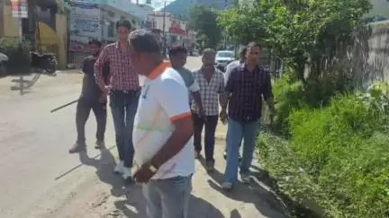 जोशियाड़ा: पालिका ने अतिक्रमण हटाओ अभियान के तहत किए 9 चालान