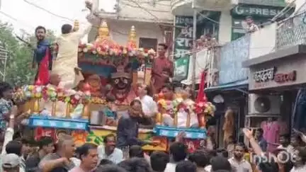तिल्दा: तिल्दा नेवरा में भगवान जगन्नाथ की रथ यात्रा आज निकाली गई