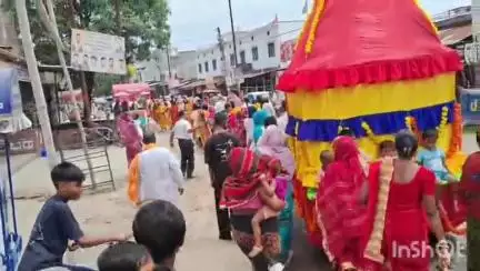 गदरपुर: दिनेशपुर में भगवान जगन्नाथ की रथ यात्रा धूमधाम से निकाली गई
