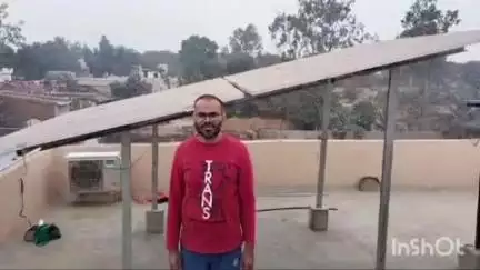 धमतरी: प्रधानमंत्री सूर्यघर मुफ्त बिजली योजना के तहत ग्राम कोलियारी के एक व्यक्ति को नहीं देना पड़ता बिजली बिल