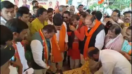 रतलाम नगर: मुख्यमंत्री डॉ. यादव और भाजपा अध्यक्ष शर्मा ने प्रताप नगर में भाजपा के नए जिला कार्यालय भवन निर्माण हेतु भूमि पूजन किया