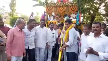 కోరుట్ల: మెట్పల్లి పట్టణంలో పూరి జగన్నాథ రథయాత్ర ఘనంగా నిర్వహించిన భక్తులు పాల్గొన్న ఎమ్మెల్యే